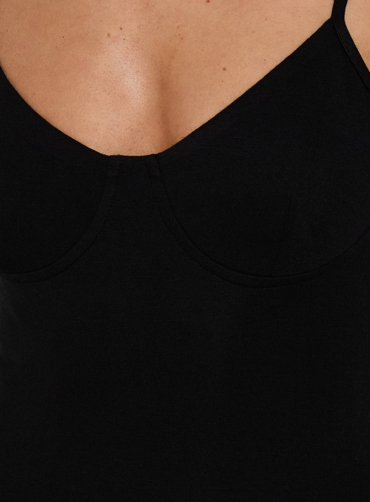Avra Sheer Bodysuit Maxi Dress Black