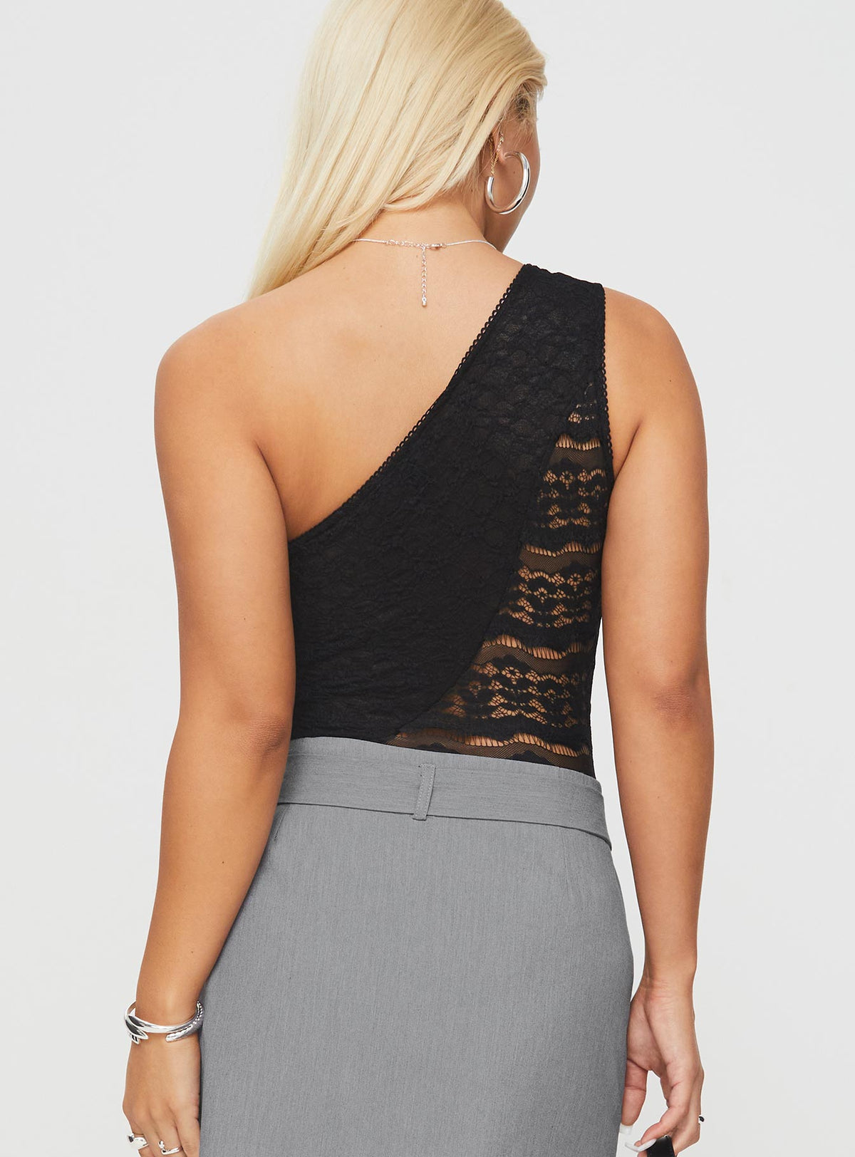 Knotti Lace Bodysuit Black