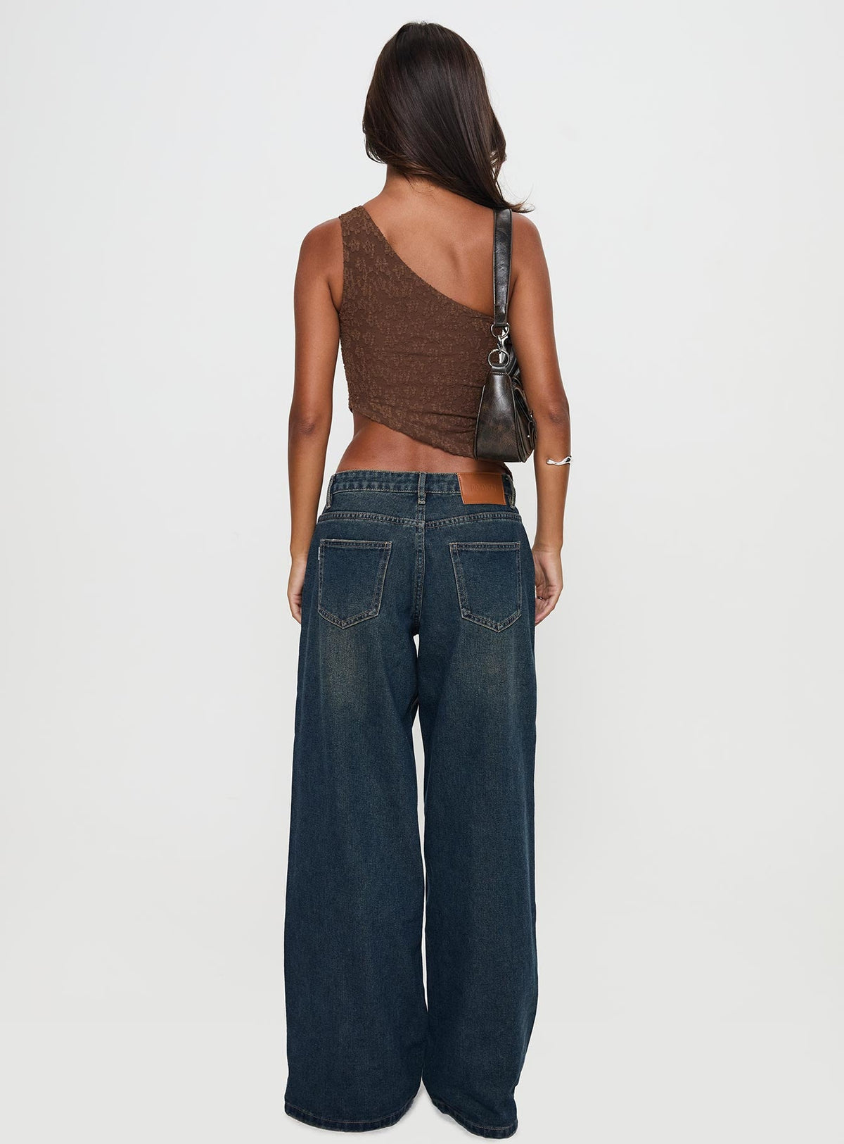 Hocus Pocus Low Rise Wide Leg Jean Dark Wash
