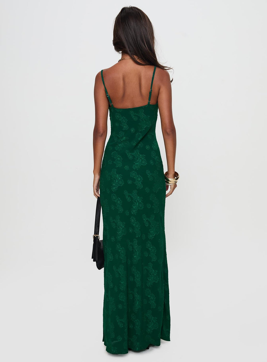 Ginette Maxi Dress Forest Green