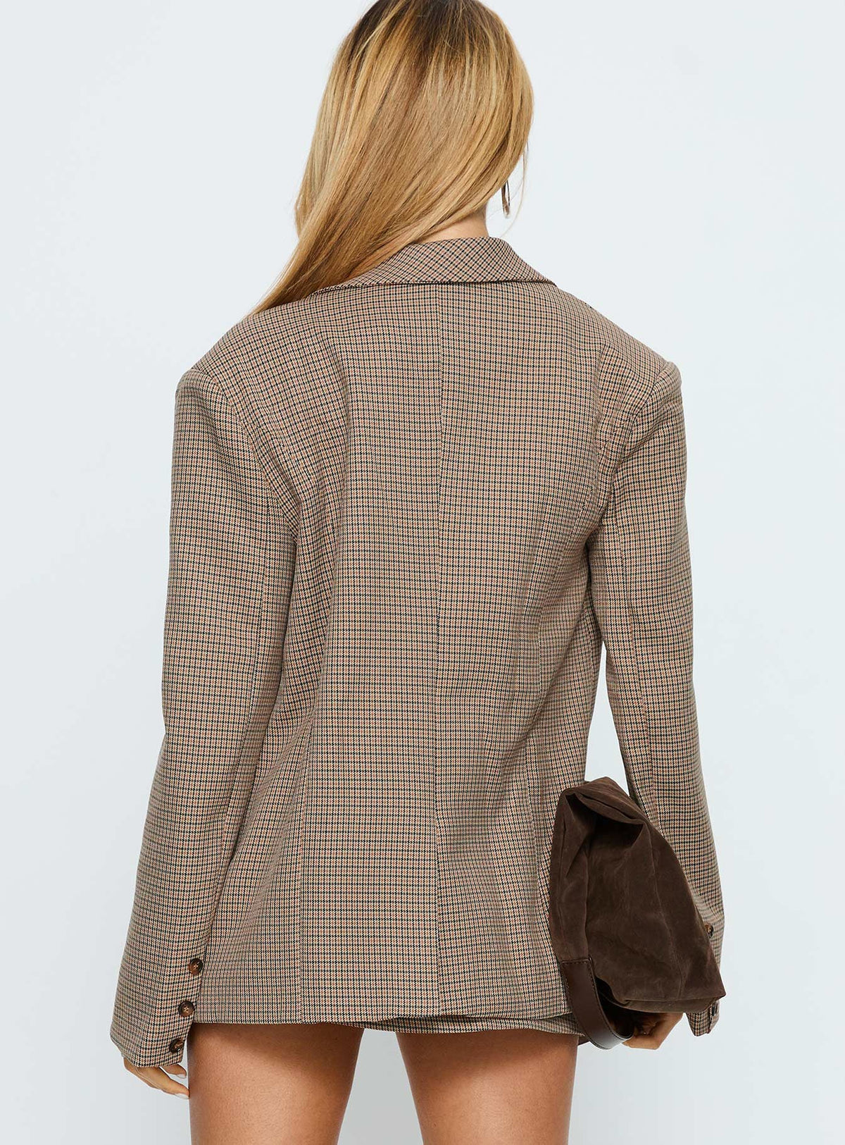 Deane Blazer Brown Check