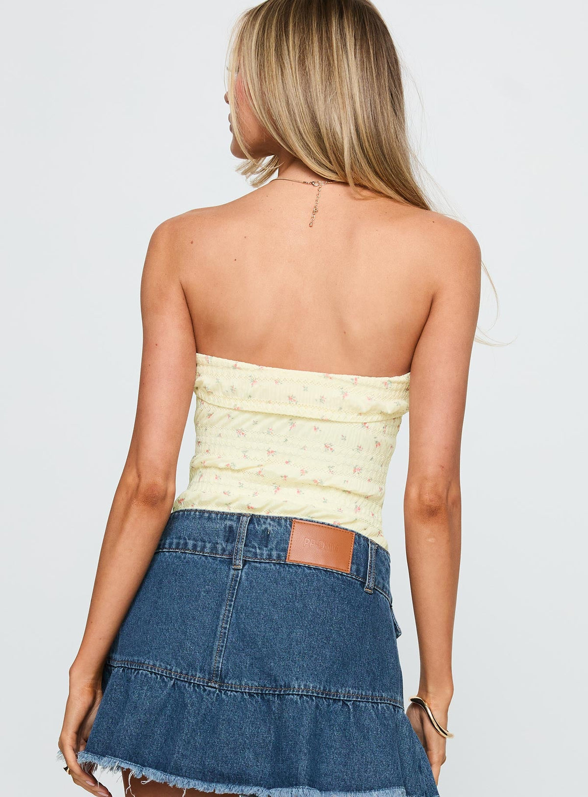 Majorette Strapless Bodysuit Cream