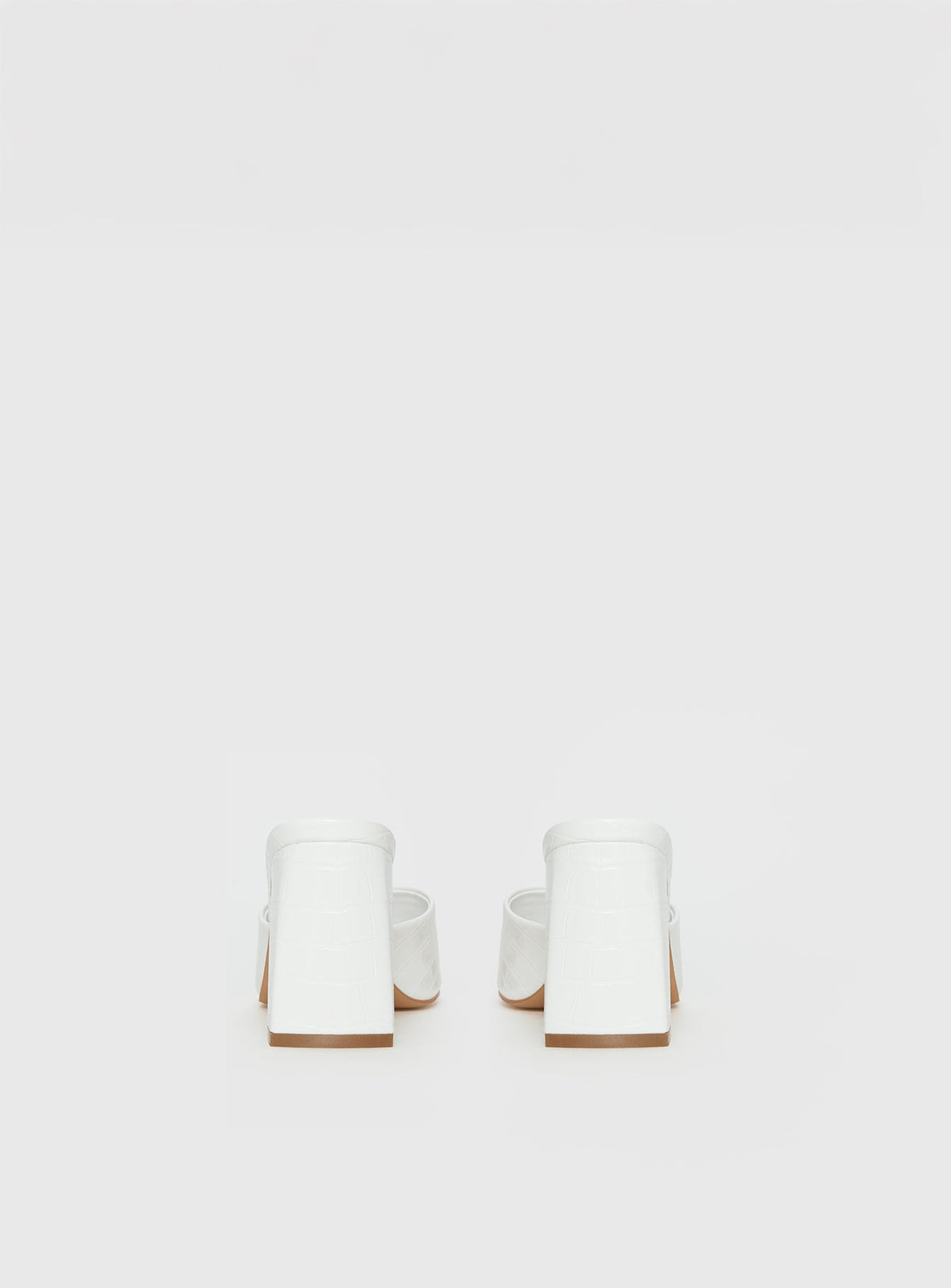 Sunset Boulevard Heels White