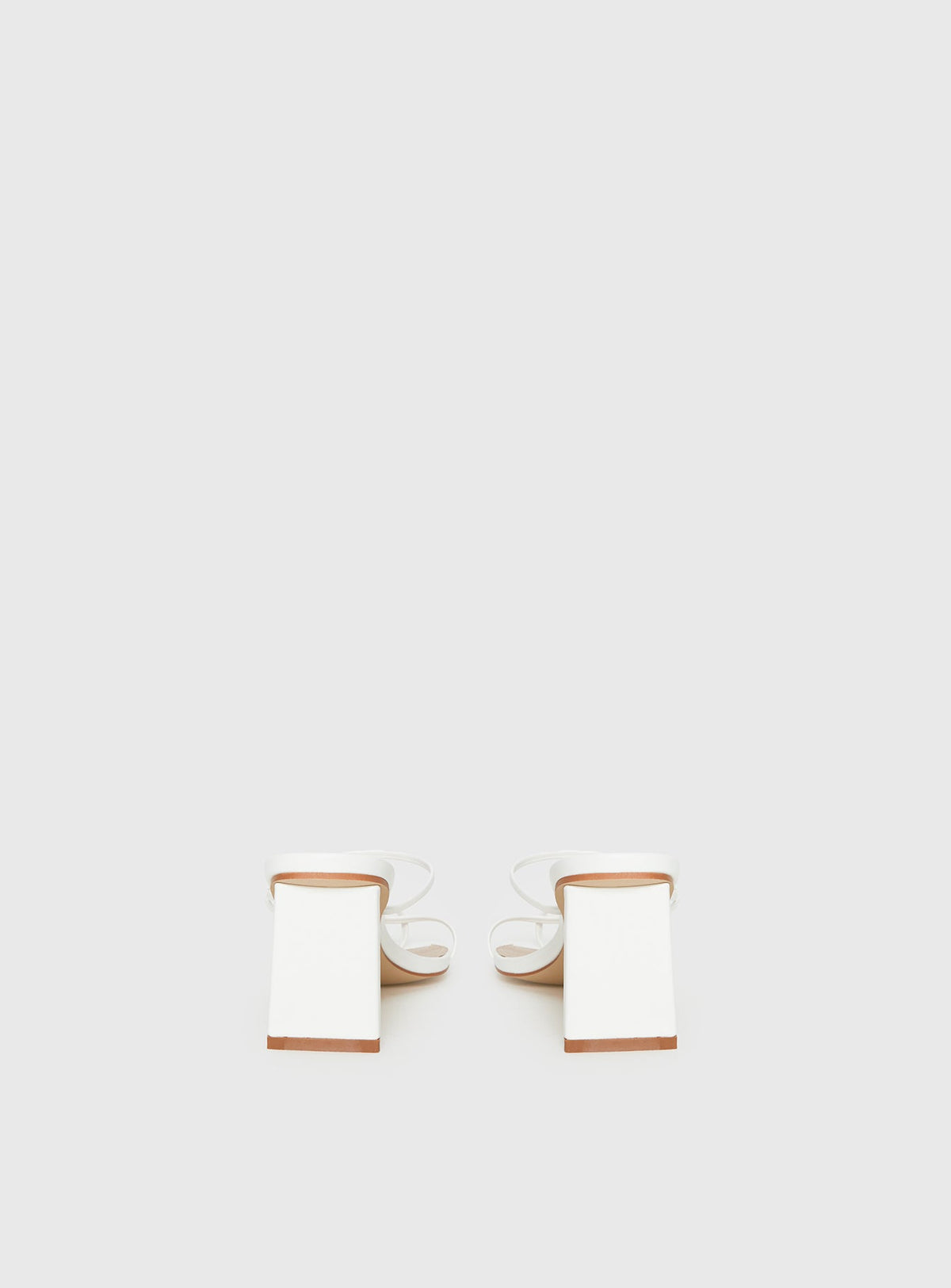 The Becka Heels White