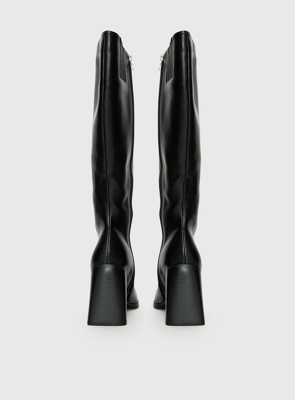 Renzo Knee High Boots Black