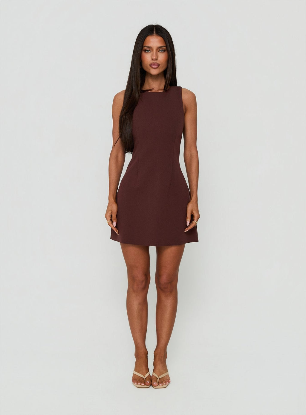 Anse Mini Dress Chocolate