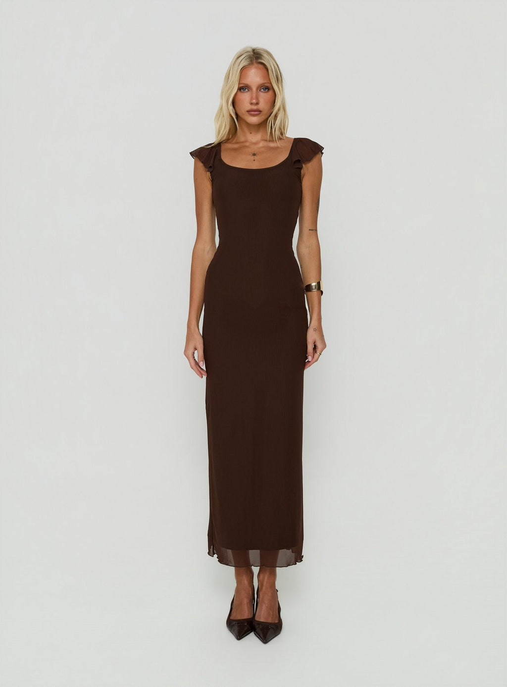 Sandberg Maxi Dress Chocolate
