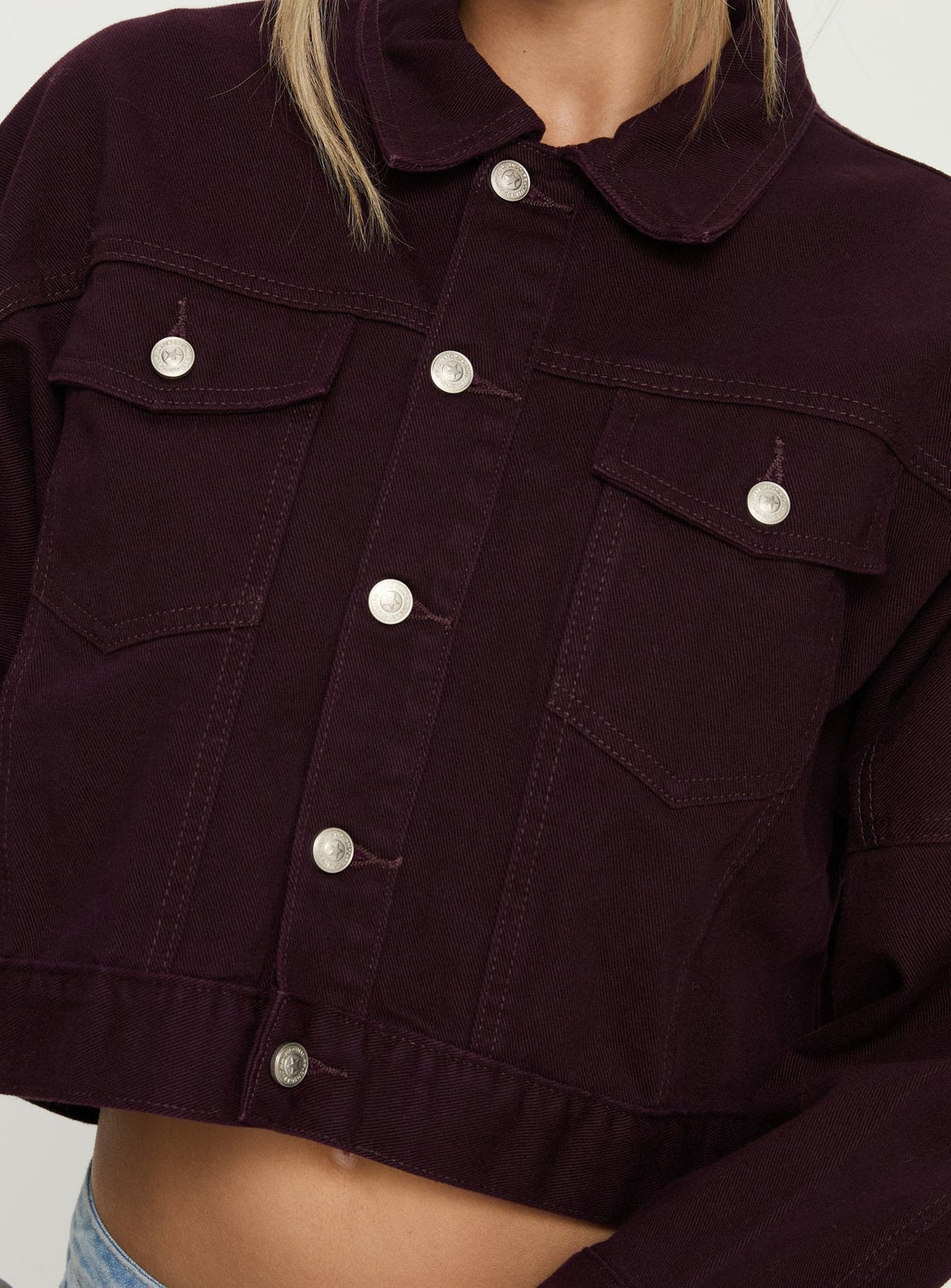 Hughes Denim Jacket Currant
