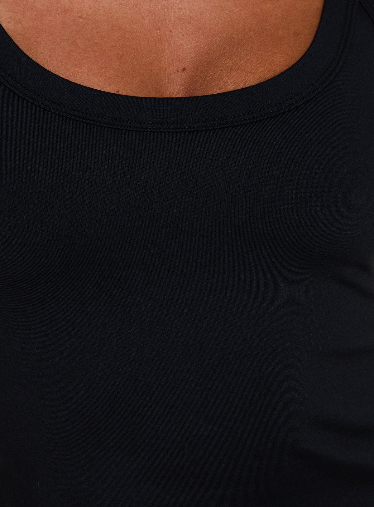 Kasper Cinched Tank Top Black