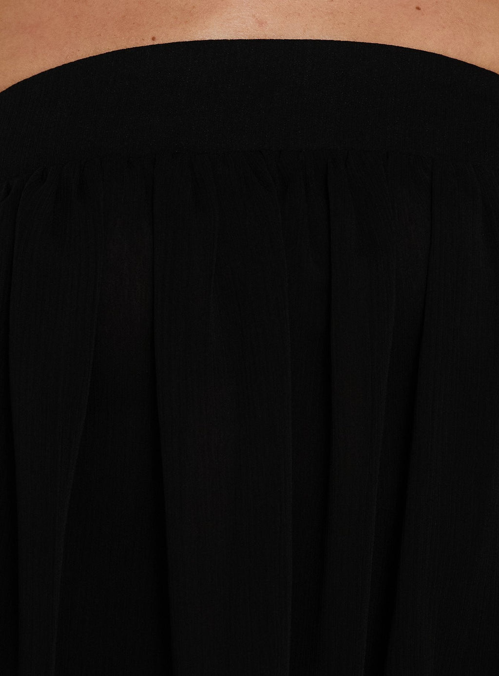 We Belong Together Strapless Blouson Mini Dress Black