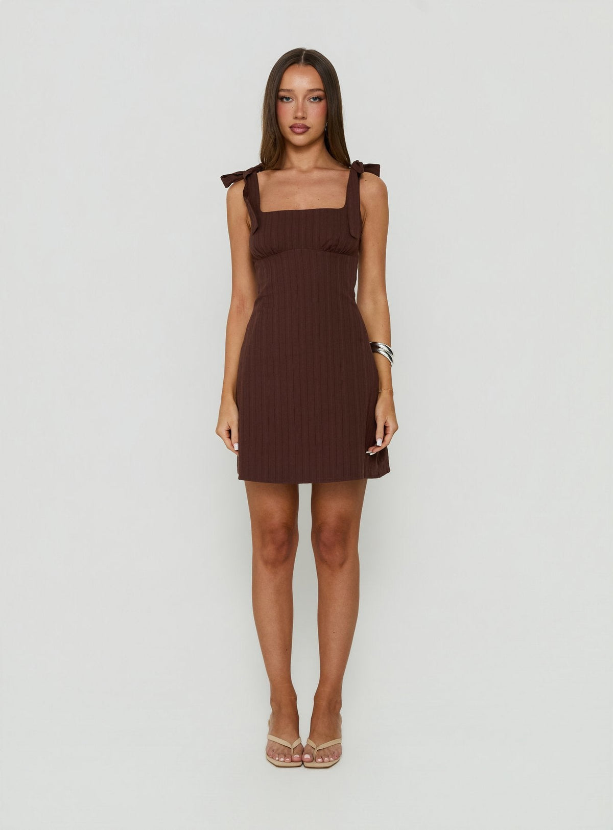 Neverending Mini Dress Dark Brown