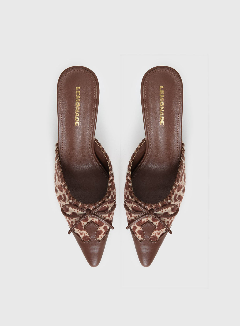 Boardroom Pointed Toe Heels Caramel Cow