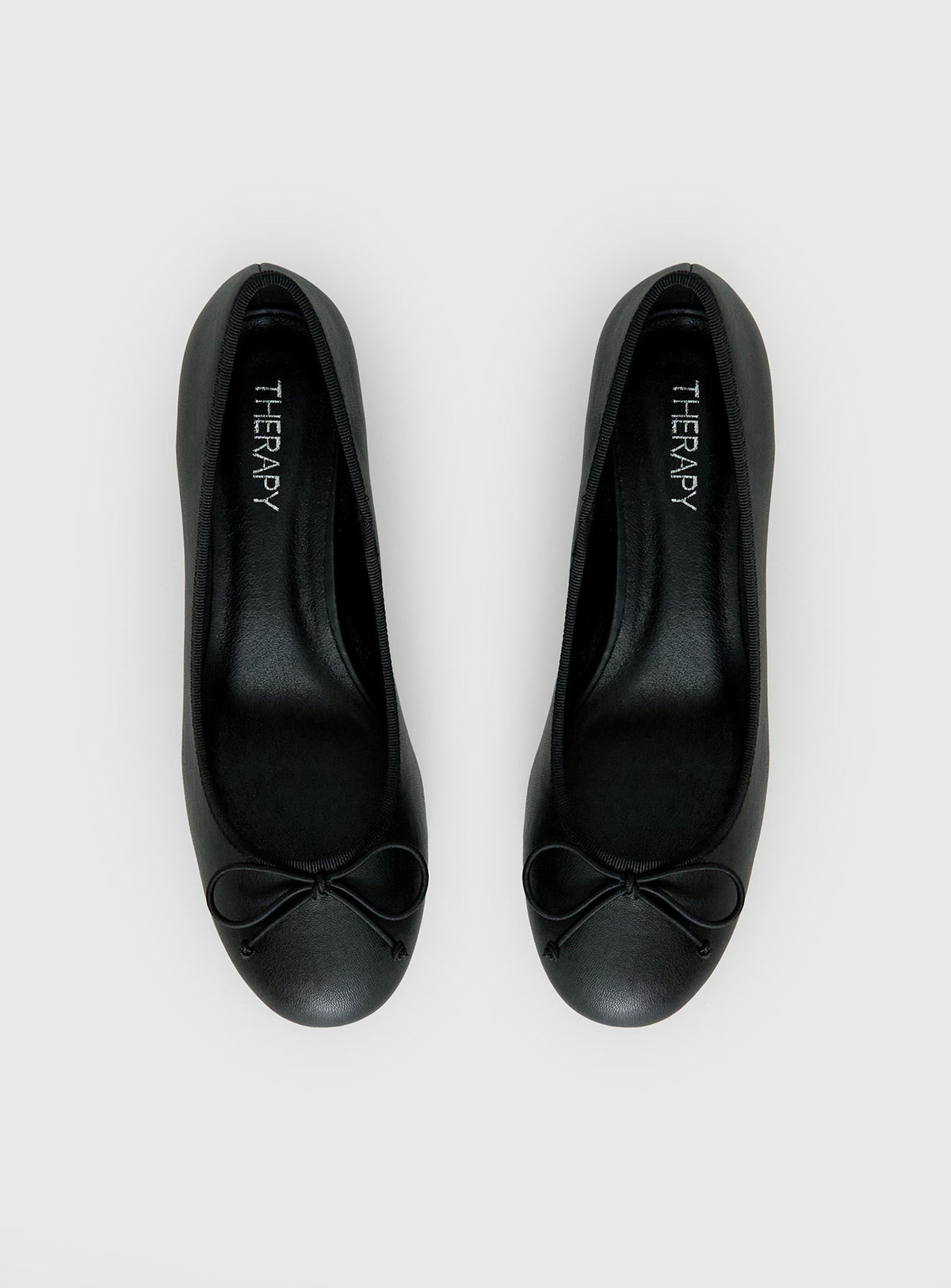 Therapy Diana Heeled Ballet Flats Black
