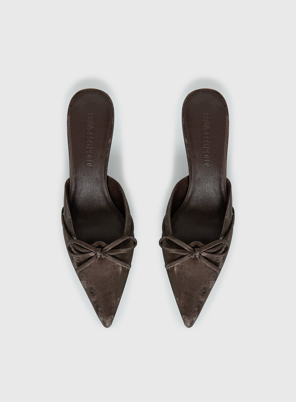 Unrivaled Pointed Toe Faux Suede Heels Chocolate