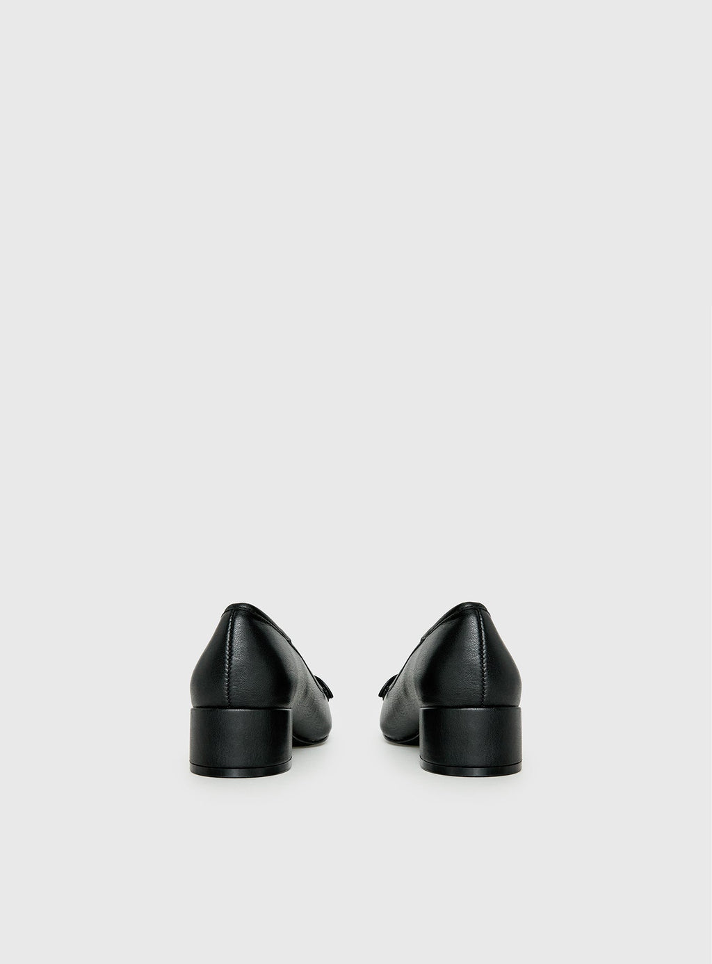 Therapy Sire Block Heel Ballerina Shoes Black
