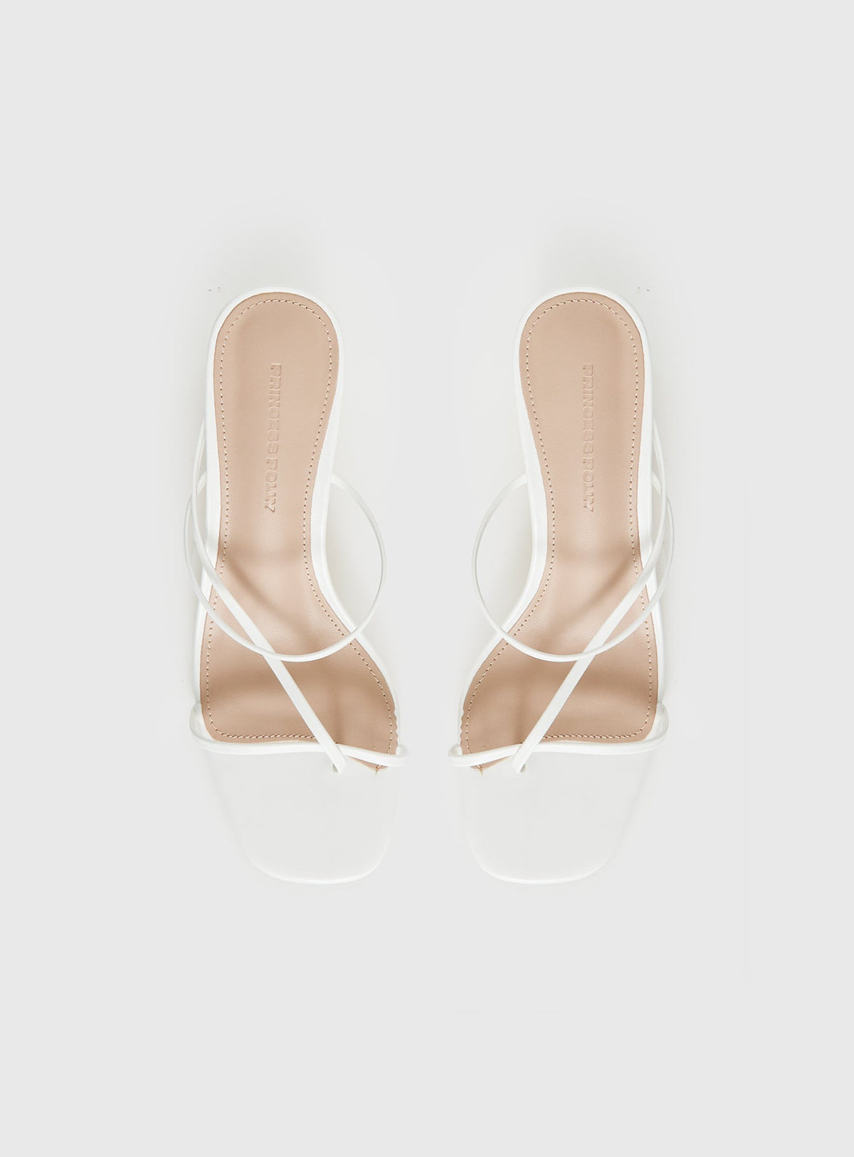 The Becka Heels White