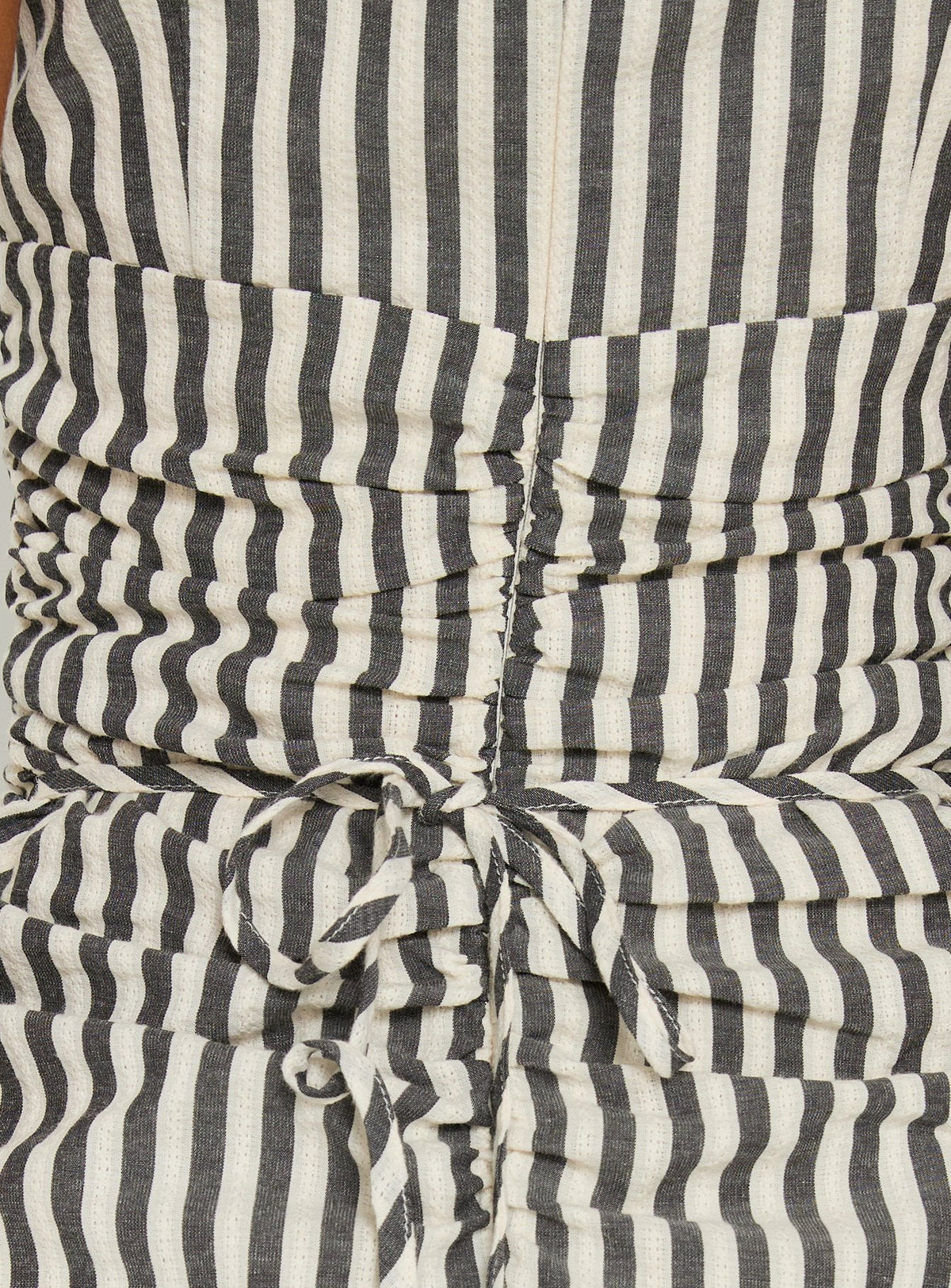 Gracea Gathered Waist Romper Stripe