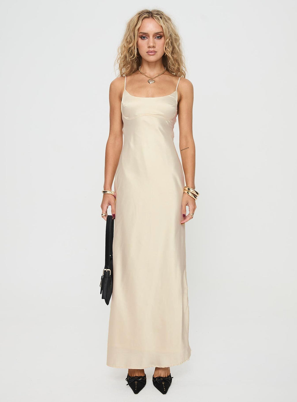 Ravia Maxi Dress Champagne