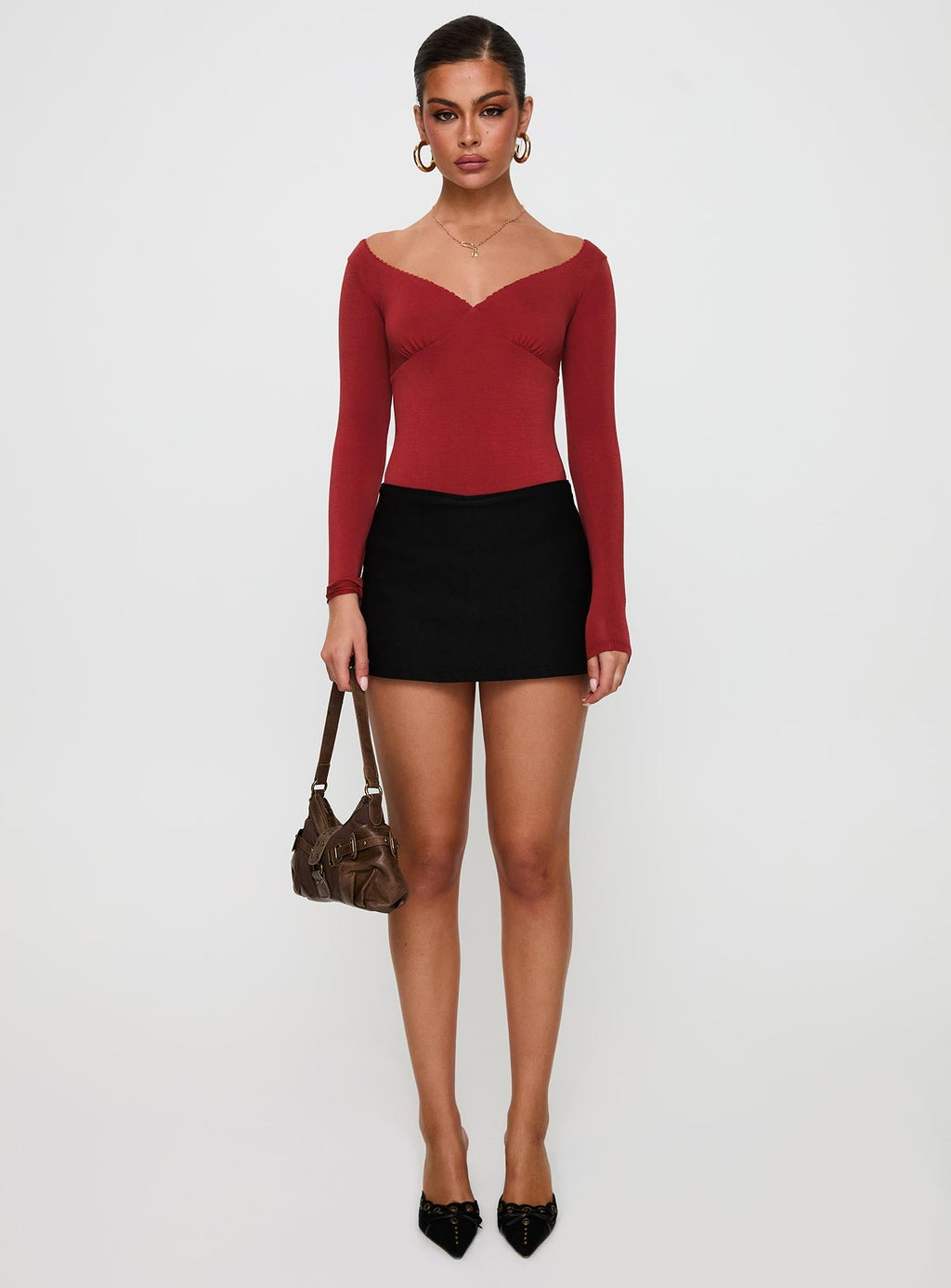 Loveydove Bodysuit Burgundy