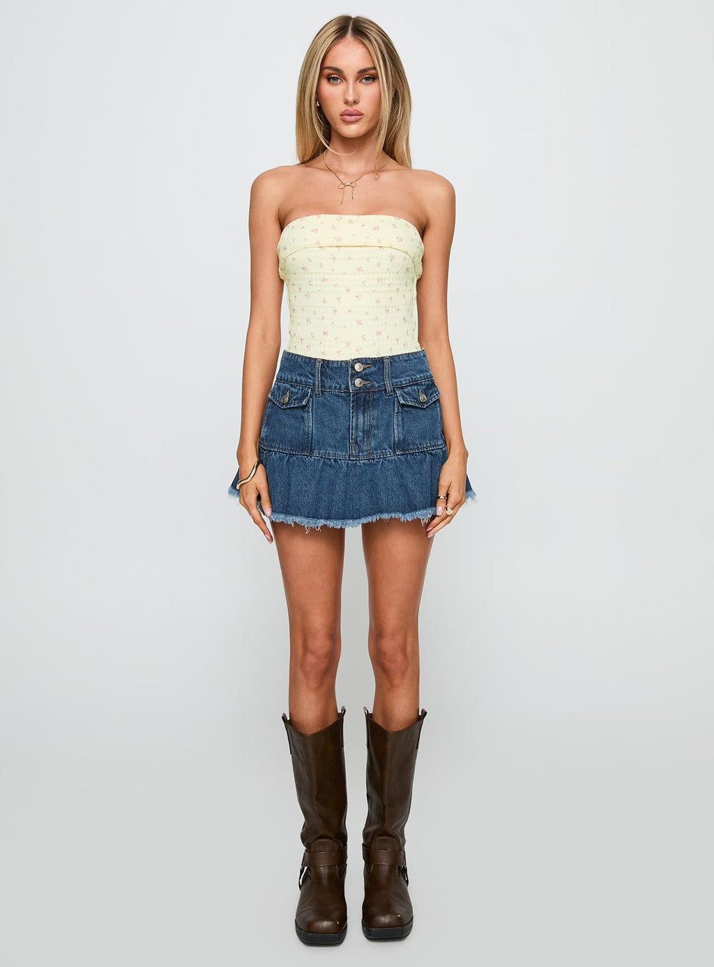 Majorette Strapless Bodysuit Cream