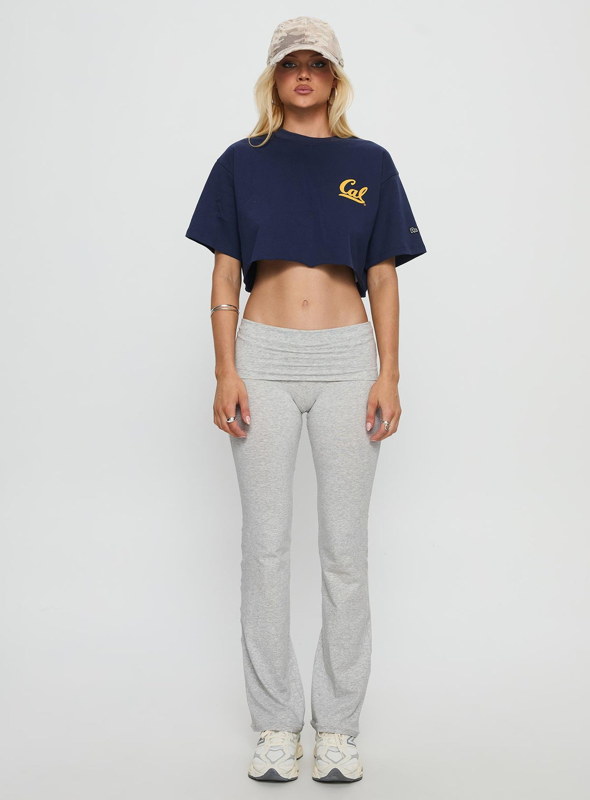 UC Berkeley Track Tee Blue