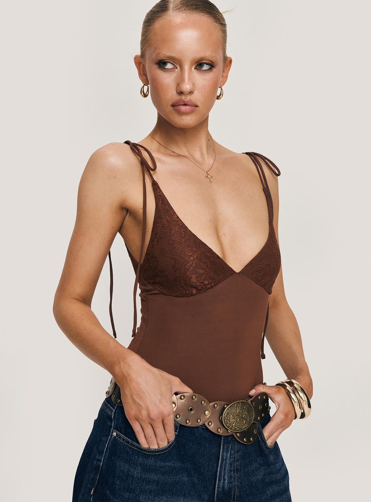 Prichard Bodysuit Brown