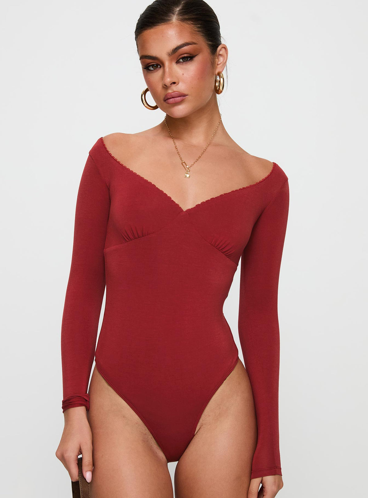 Loveydove Bodysuit Burgundy