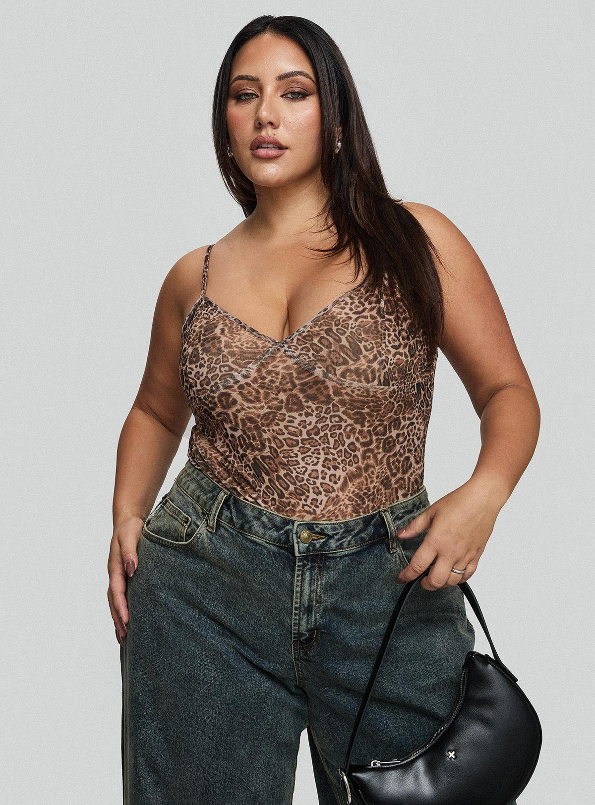 Elixia Bodysuit Leopard Curve