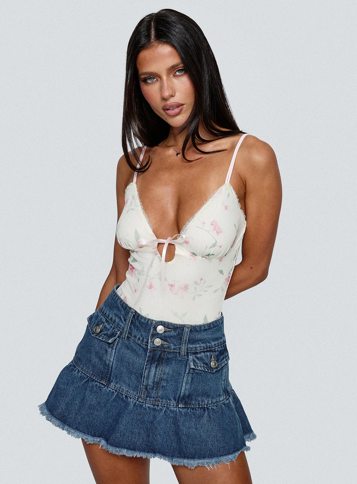 Final Fantasy Bodysuit Multi Floral