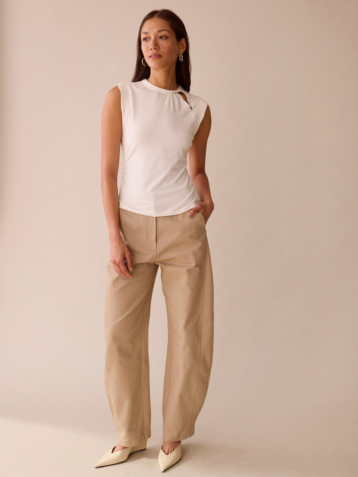 Twist Neckline Tank