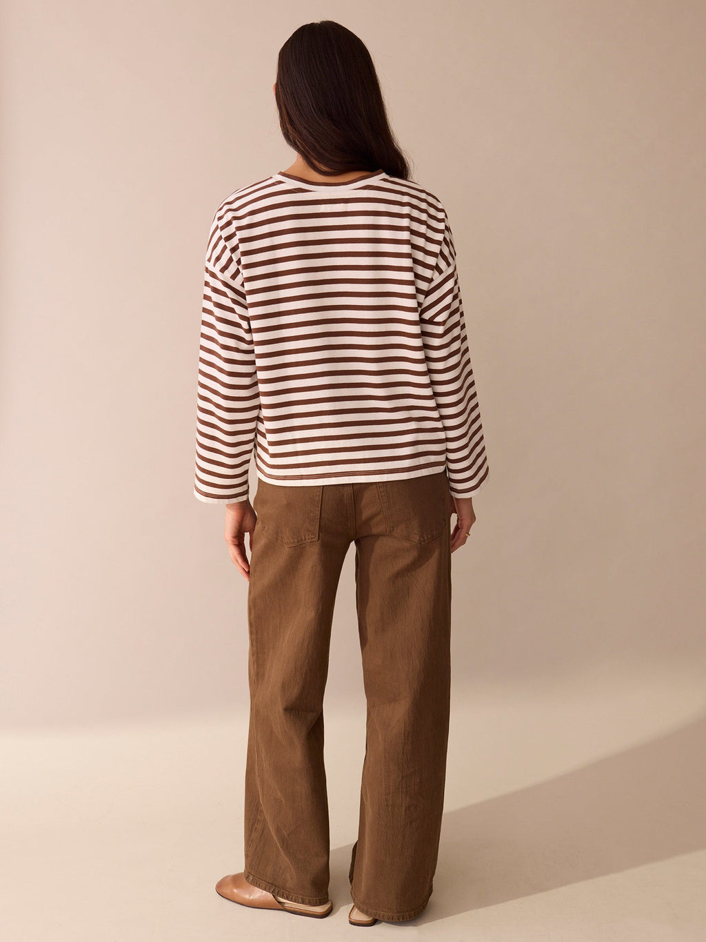 Easy LS Stripe Top