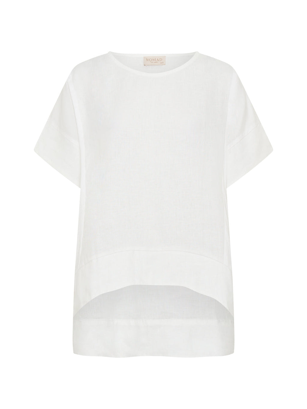 Costa French Linen and Cotton Top White