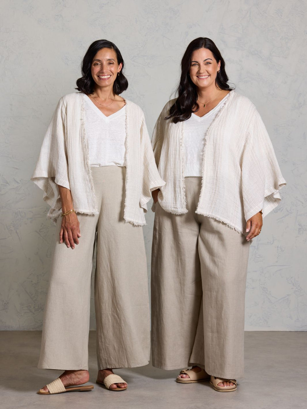 Coastal Linen Shrug Sand Dune