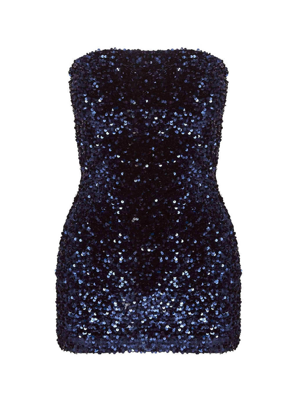Eldoni Strapless Mini Dress Navy
