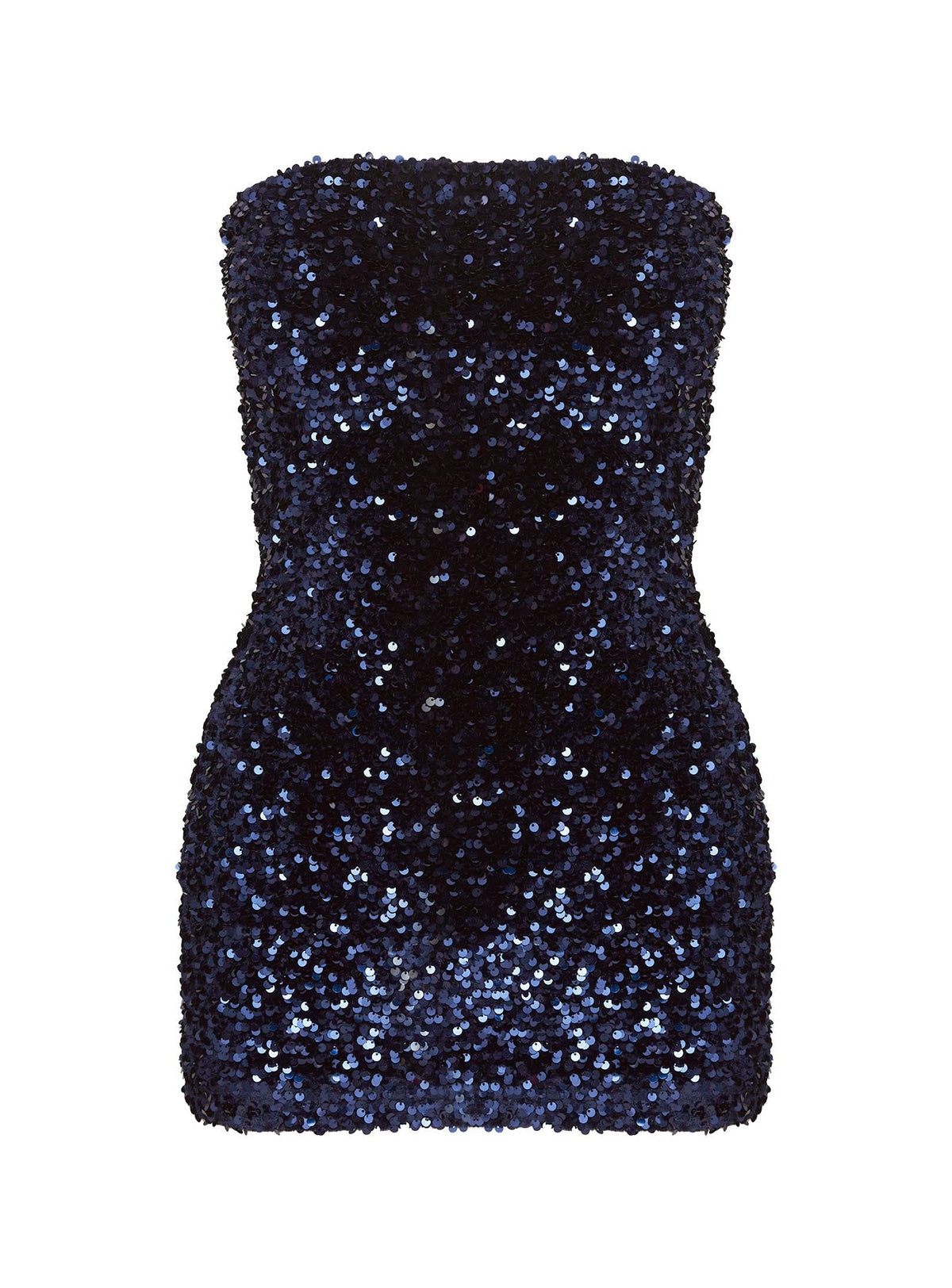 Eldoni Strapless Mini Dress Navy