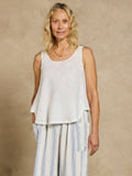 Evia Linen Top Coconut