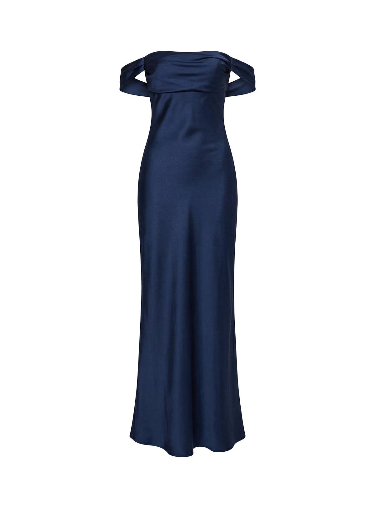 Azura Off The Shoulder Maxi Dress Navy