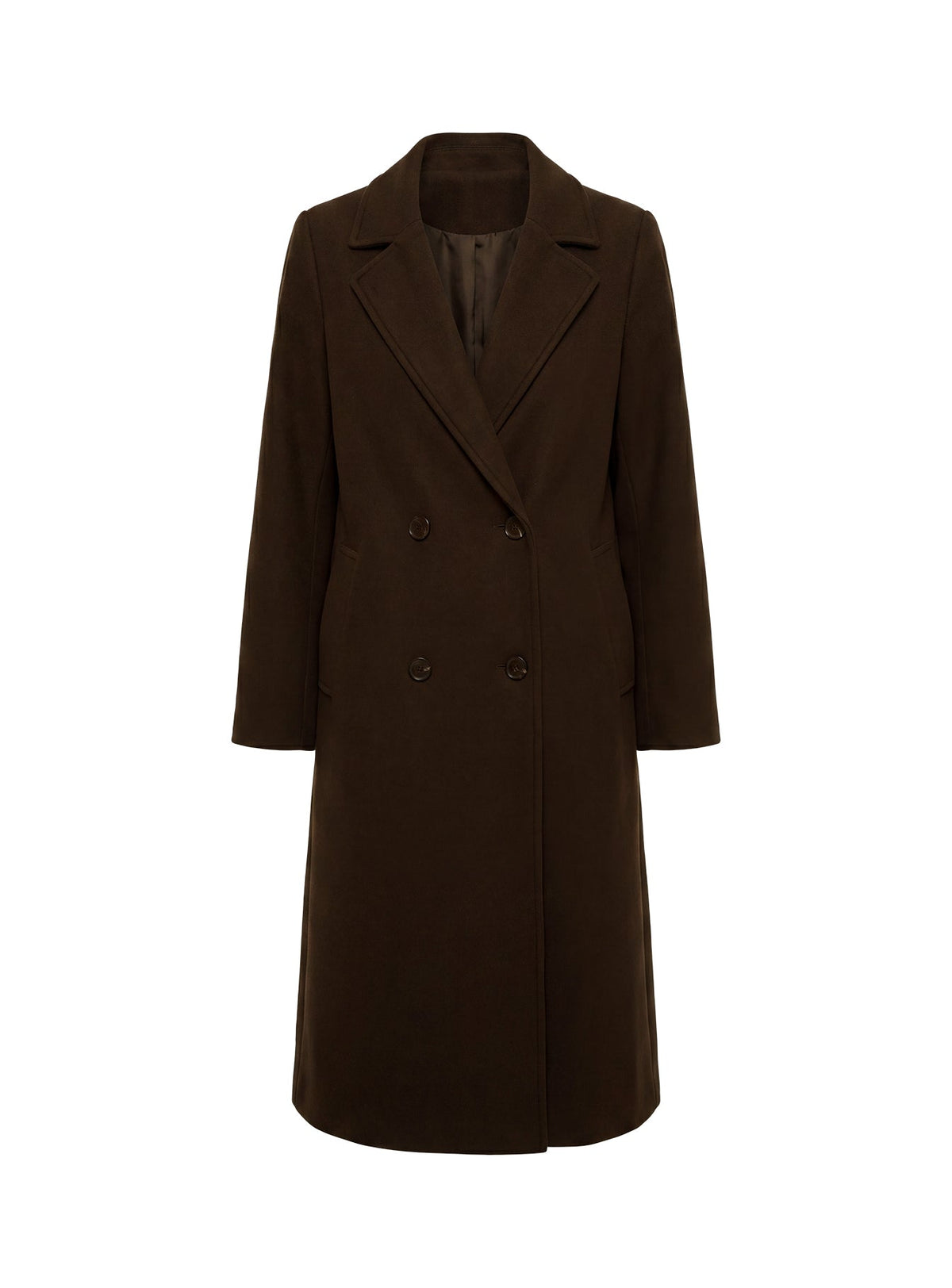 Prolific Longline Coat Brown
