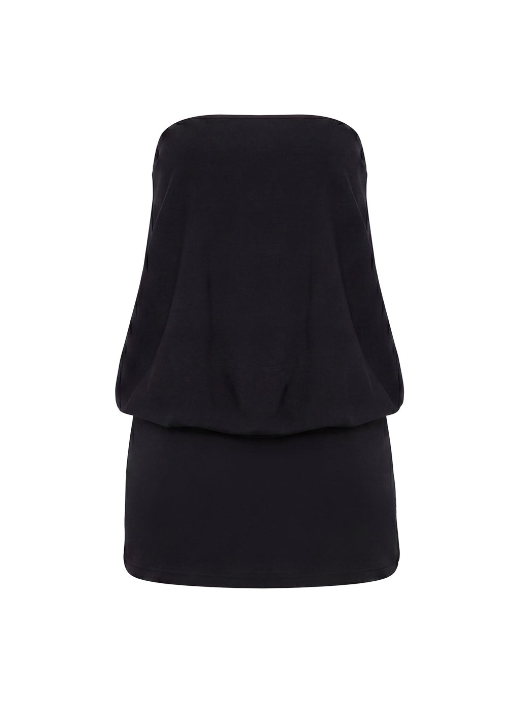 Calina Strapless Romper Black