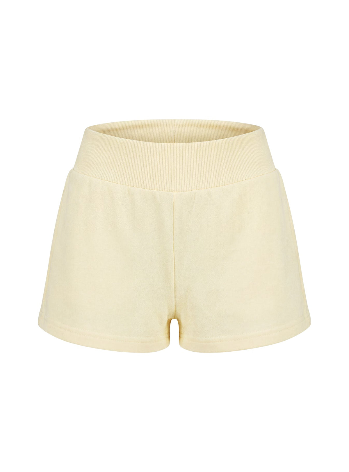 Daybreak Rib Waist Shorts Buttercream