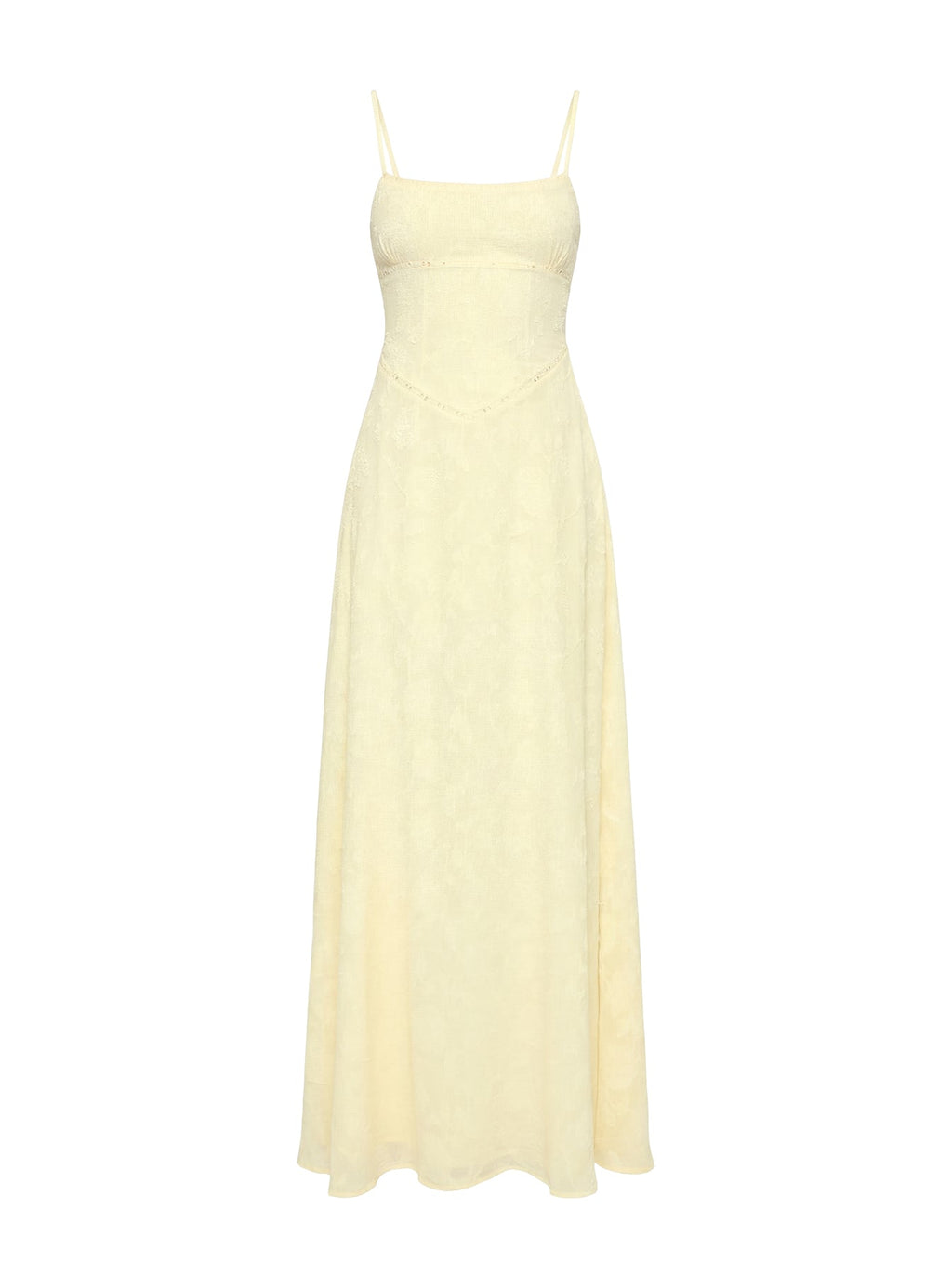 South Of France Maxi Dress Yellow