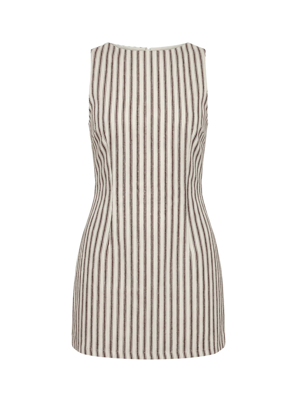 Yumiko Romper Brown Stripe Petite