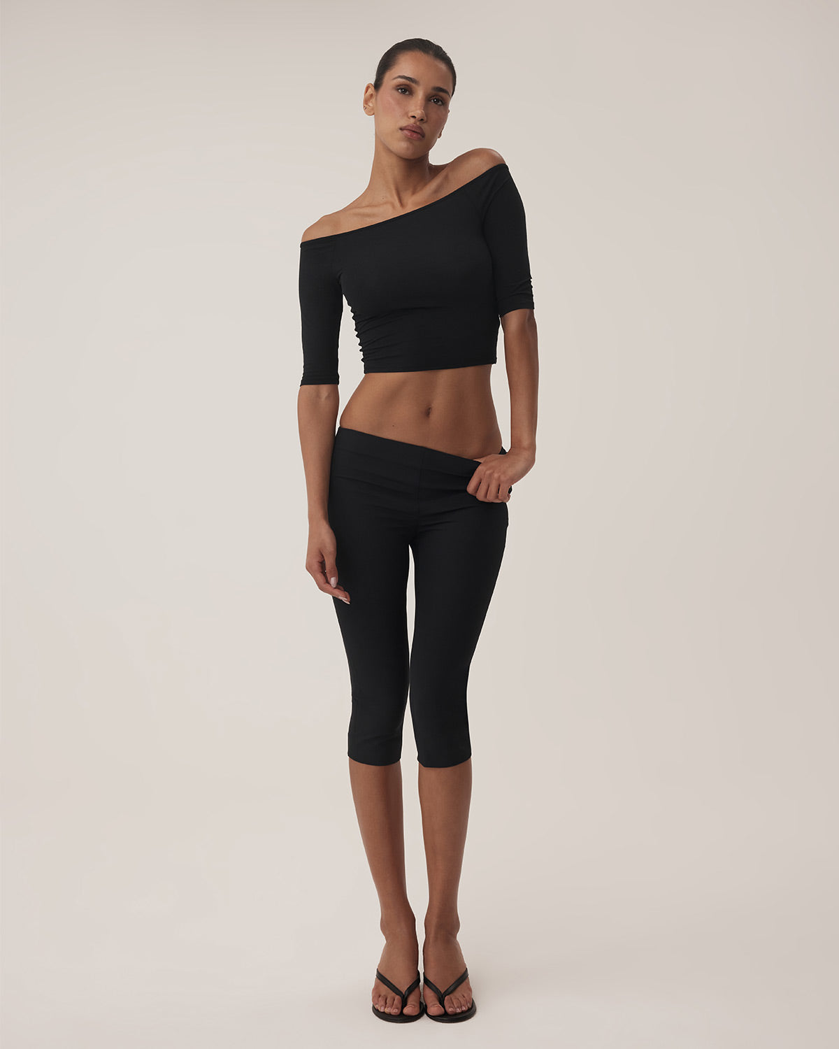 Off the Shoulder Top | Black