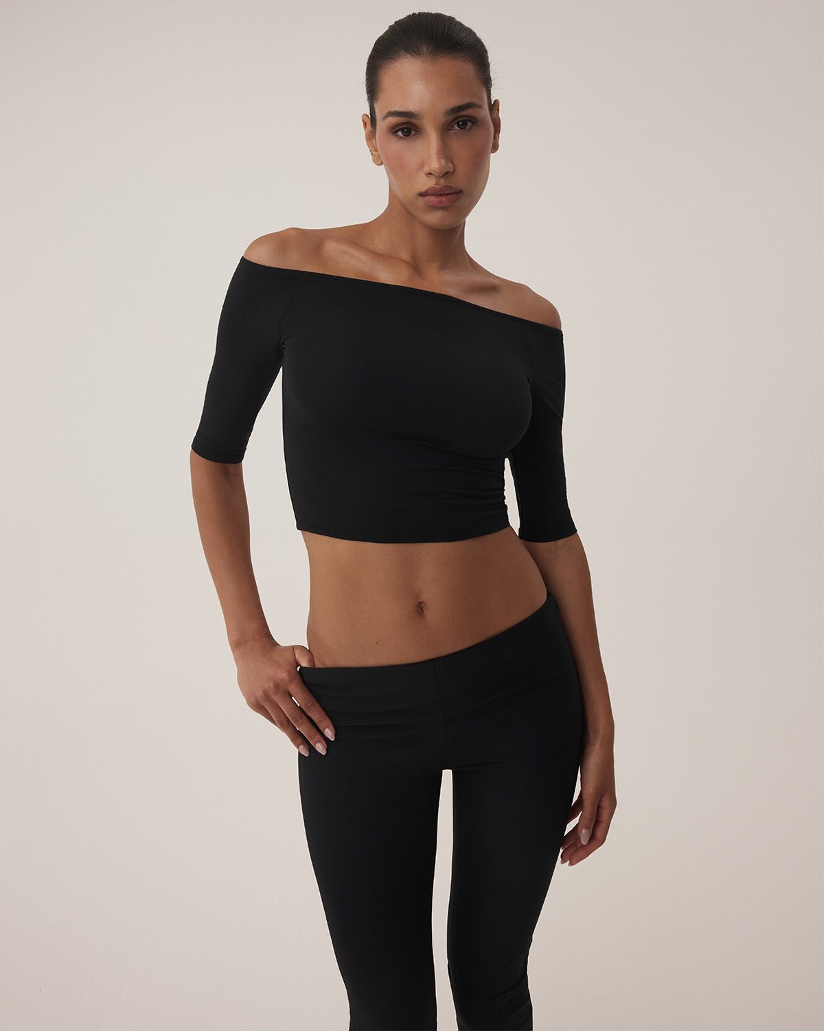 Off the Shoulder Top | Black