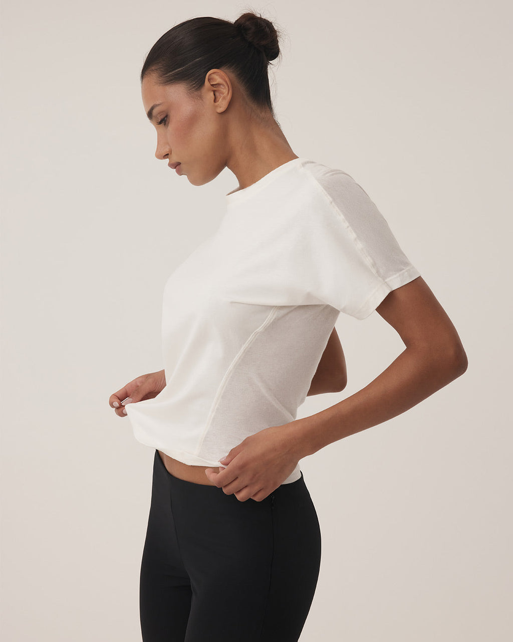 Runyon Twisted Tee | Cloud