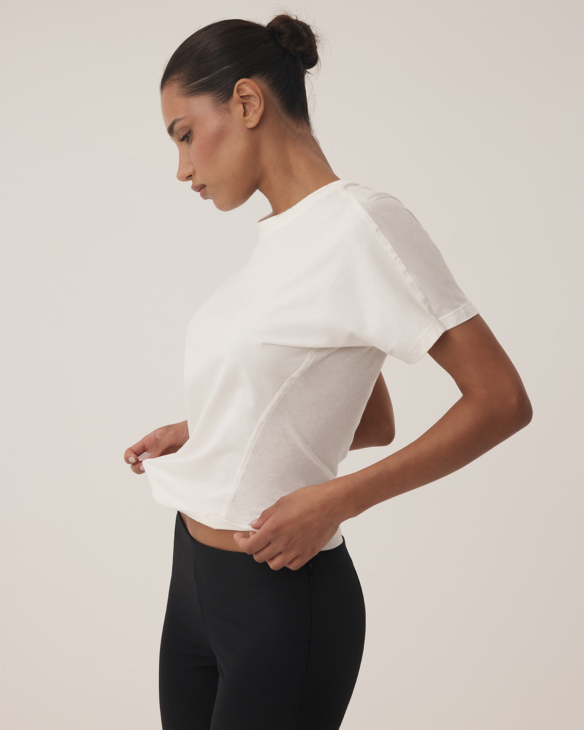 Runyon Twisted Tee | Cloud