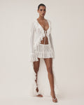 Late Summer Crochet Duster | Tidal White