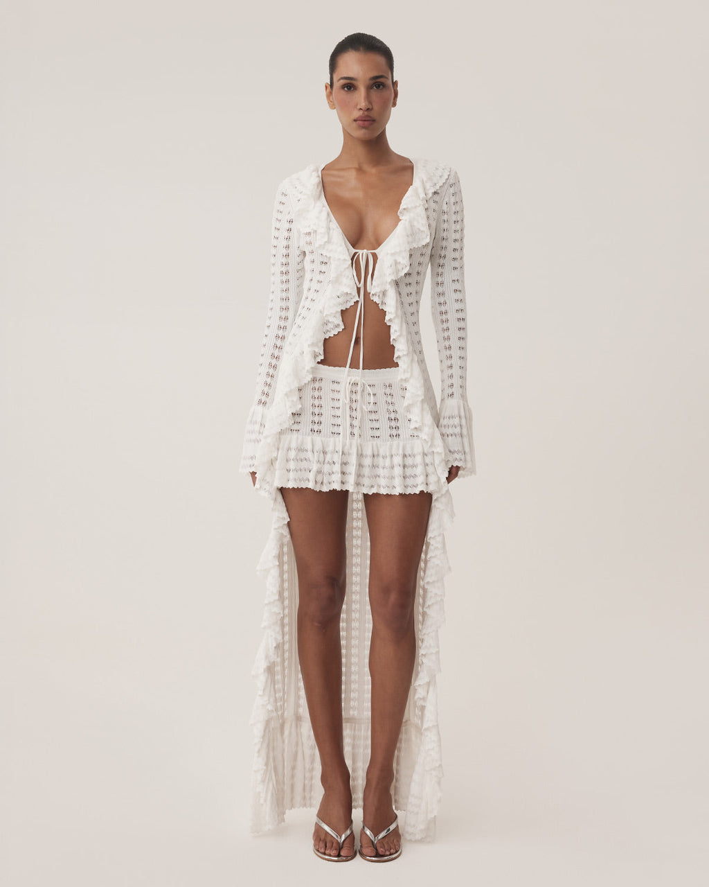 Late Summer Crochet Duster | Tidal White