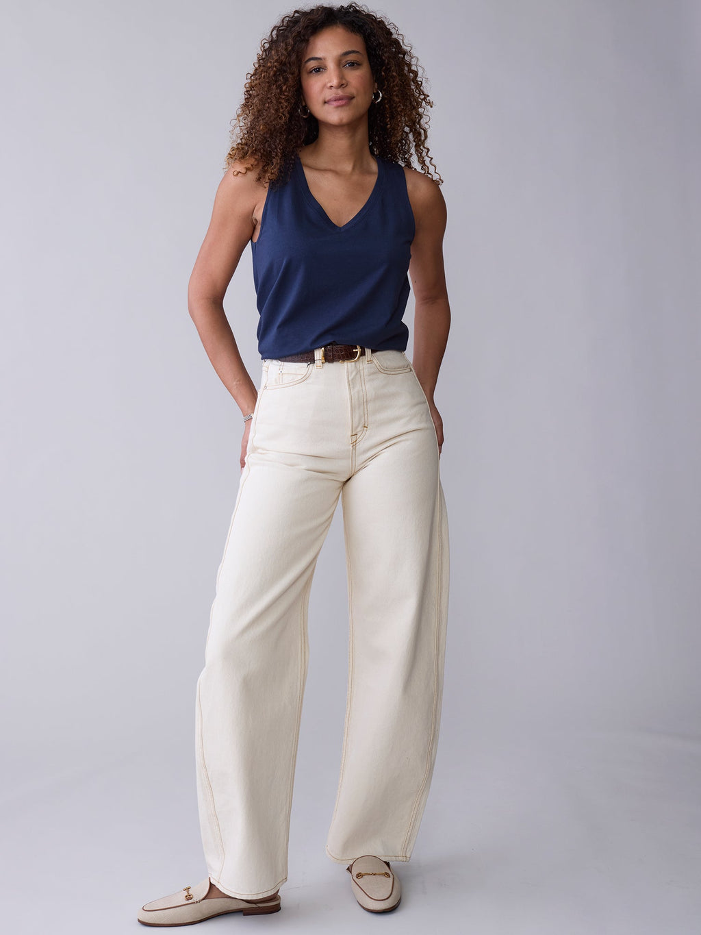 Astor V Neck Tank