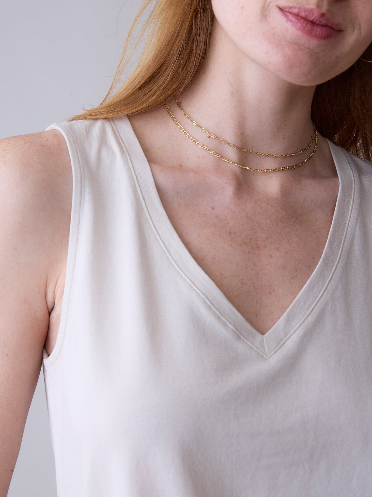 Astor V Neck Tank